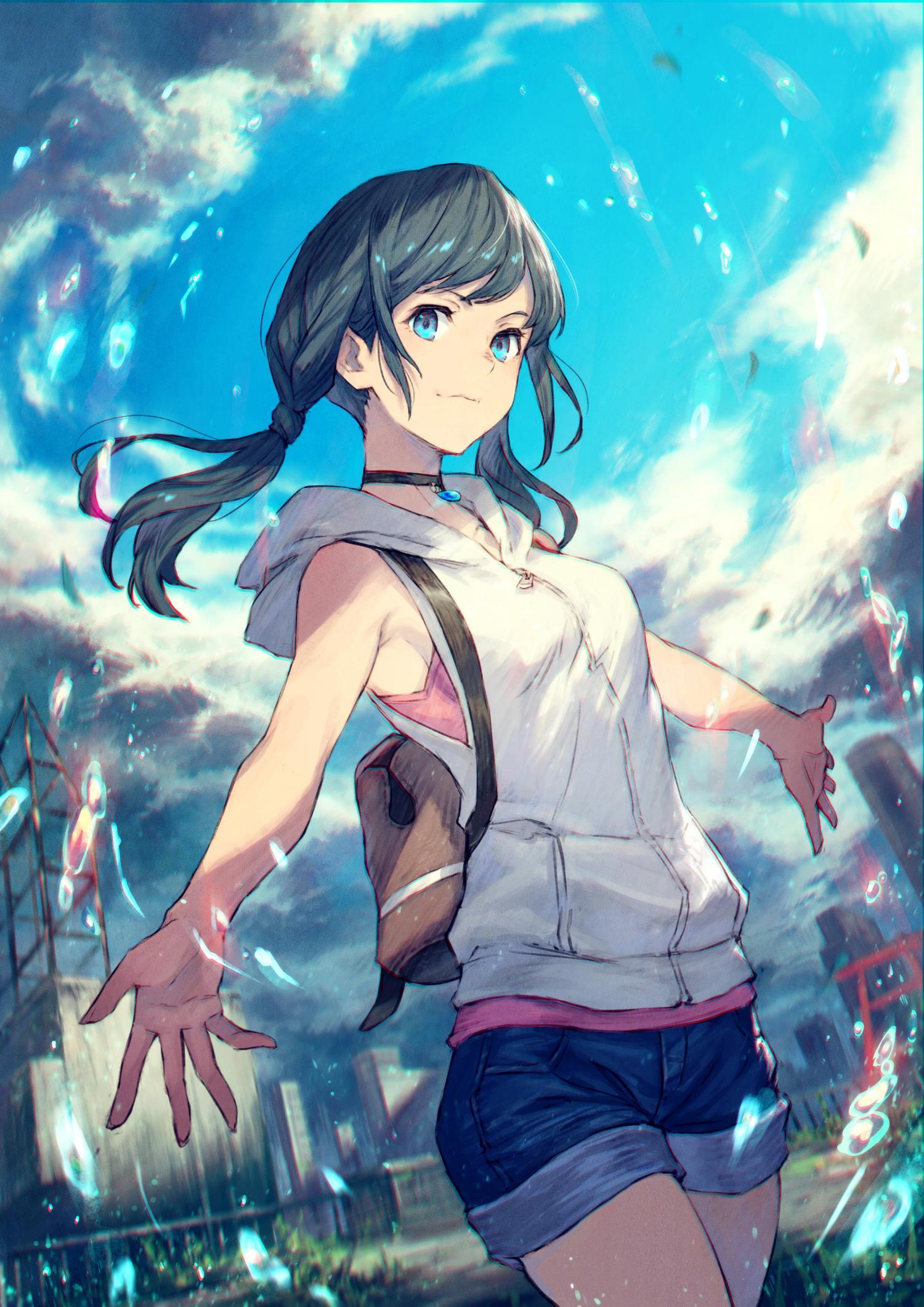 Hina Amano In Rain Wallpapers