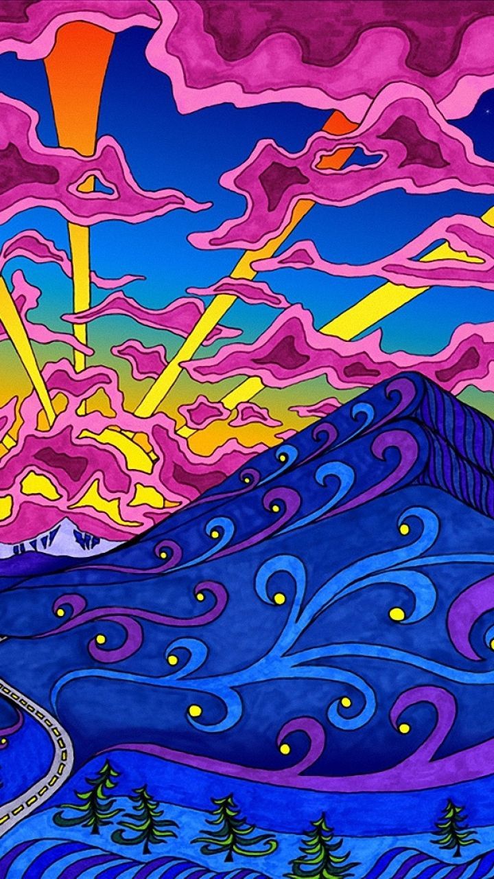 Hippie Trippy Drawings Wallpapers