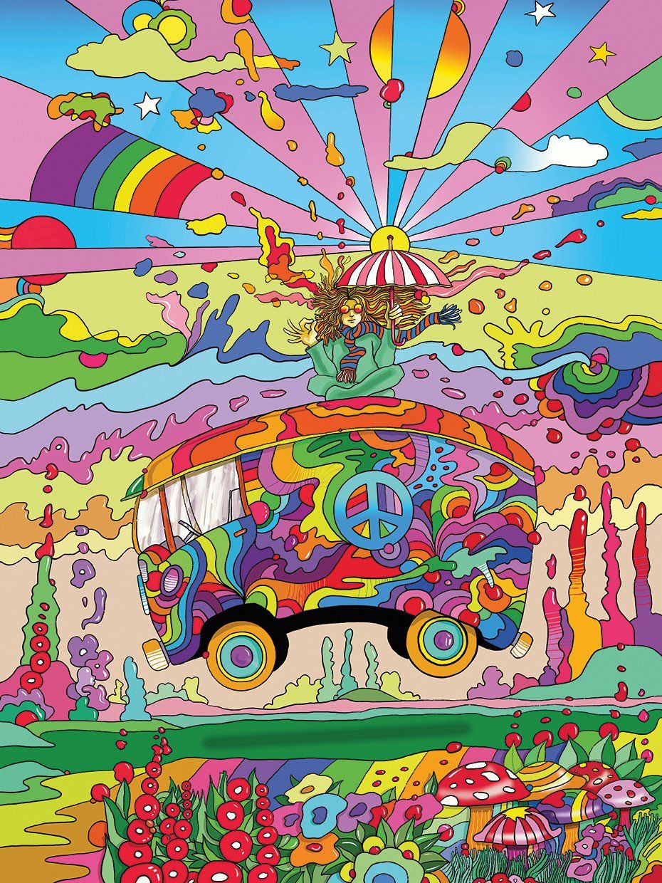 Hippie Trippy Drawings Wallpapers