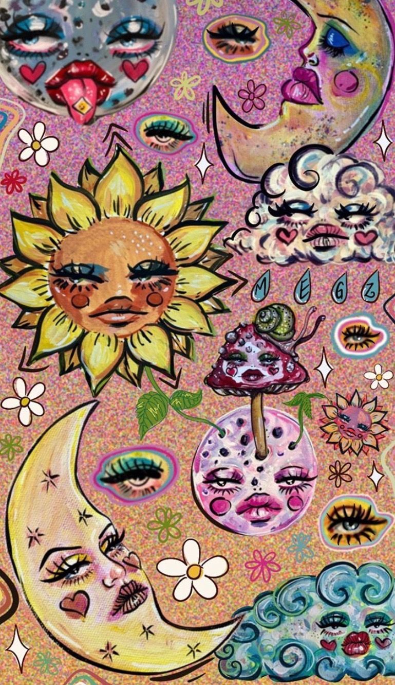 Hippie Trippy Drawings Wallpapers