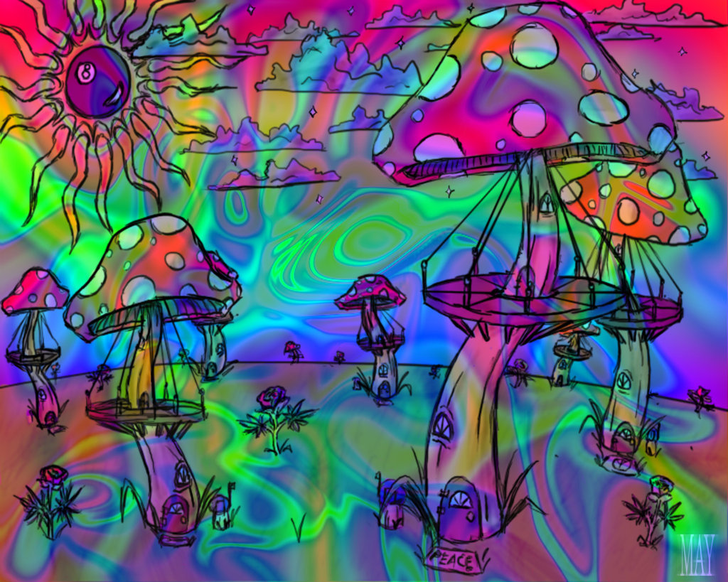 Hippie Trippy Drawings Wallpapers