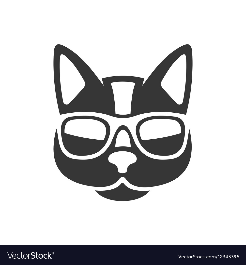 Hipster Cat Background