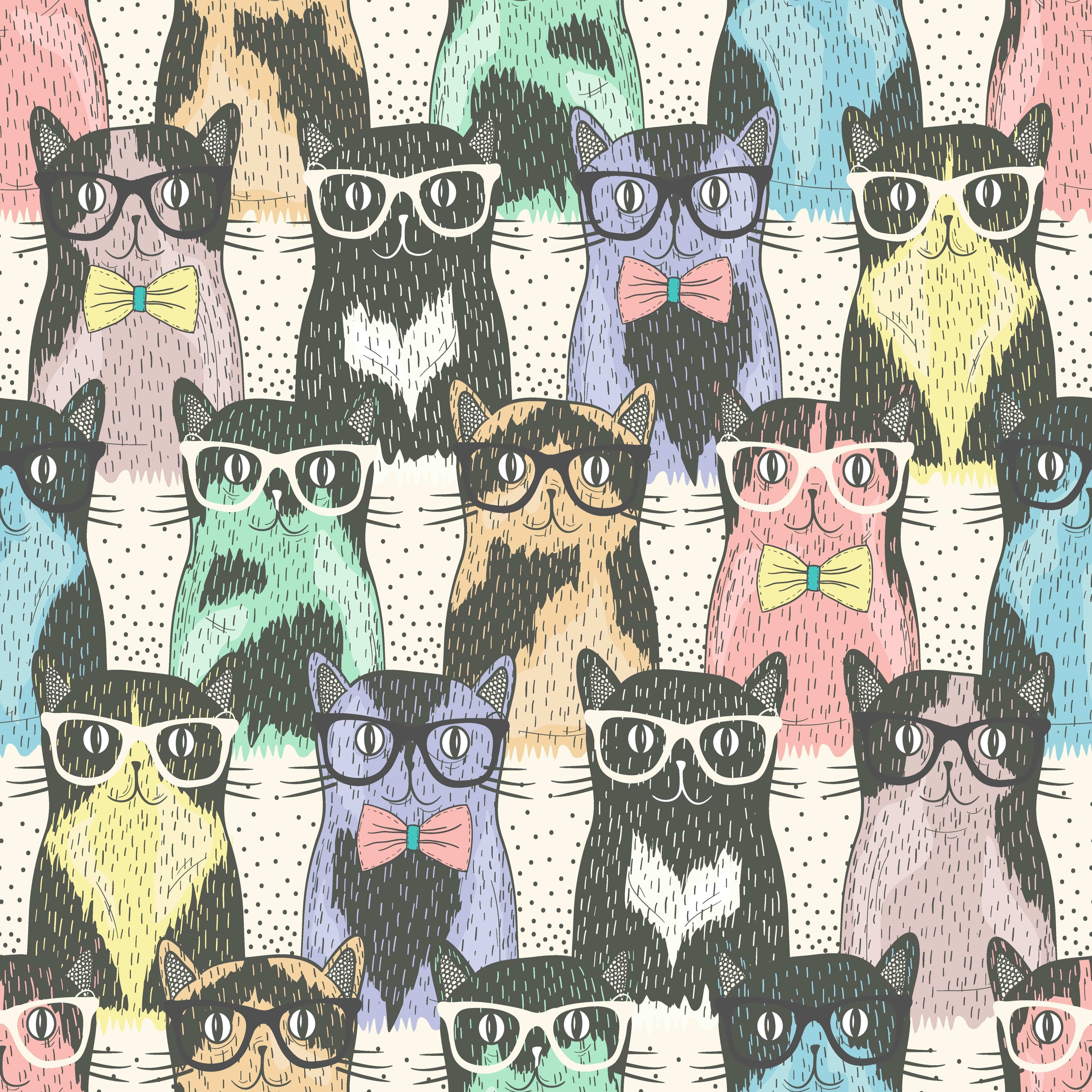 Hipster Cat Wallpapers