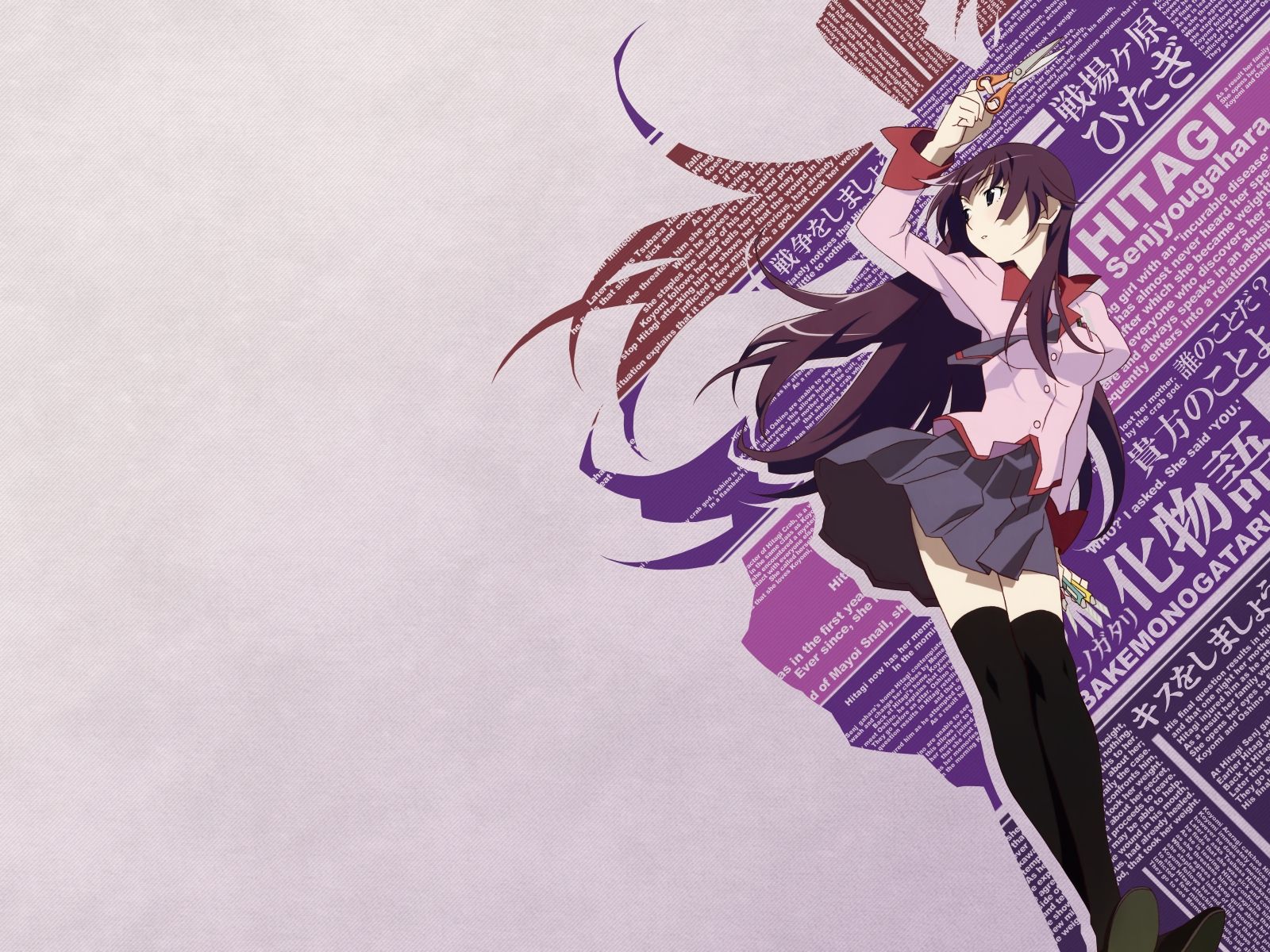 Hitagi Senjougahara Wallpapers