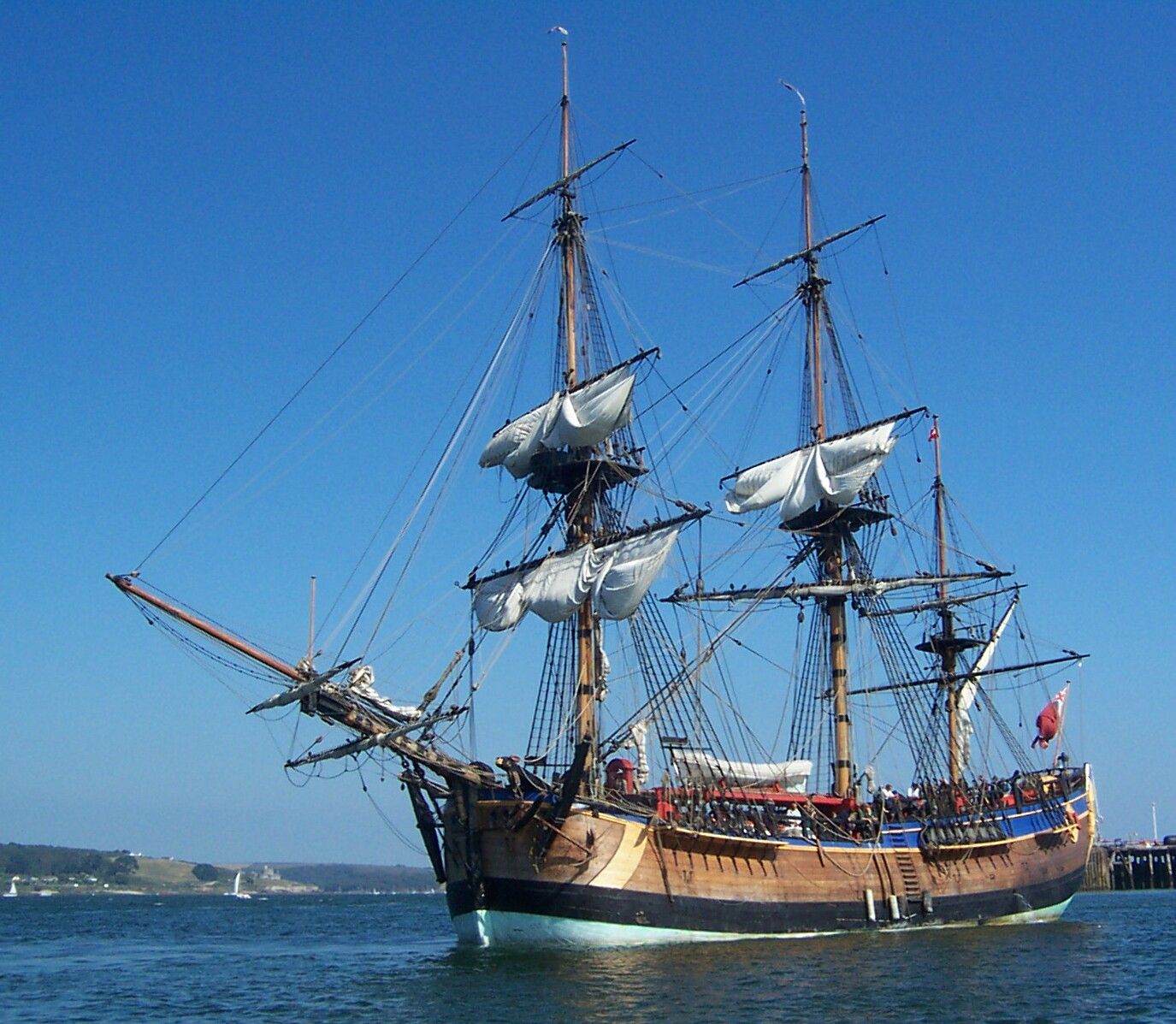 Hm Bark Endeavour Replica Wallpapers