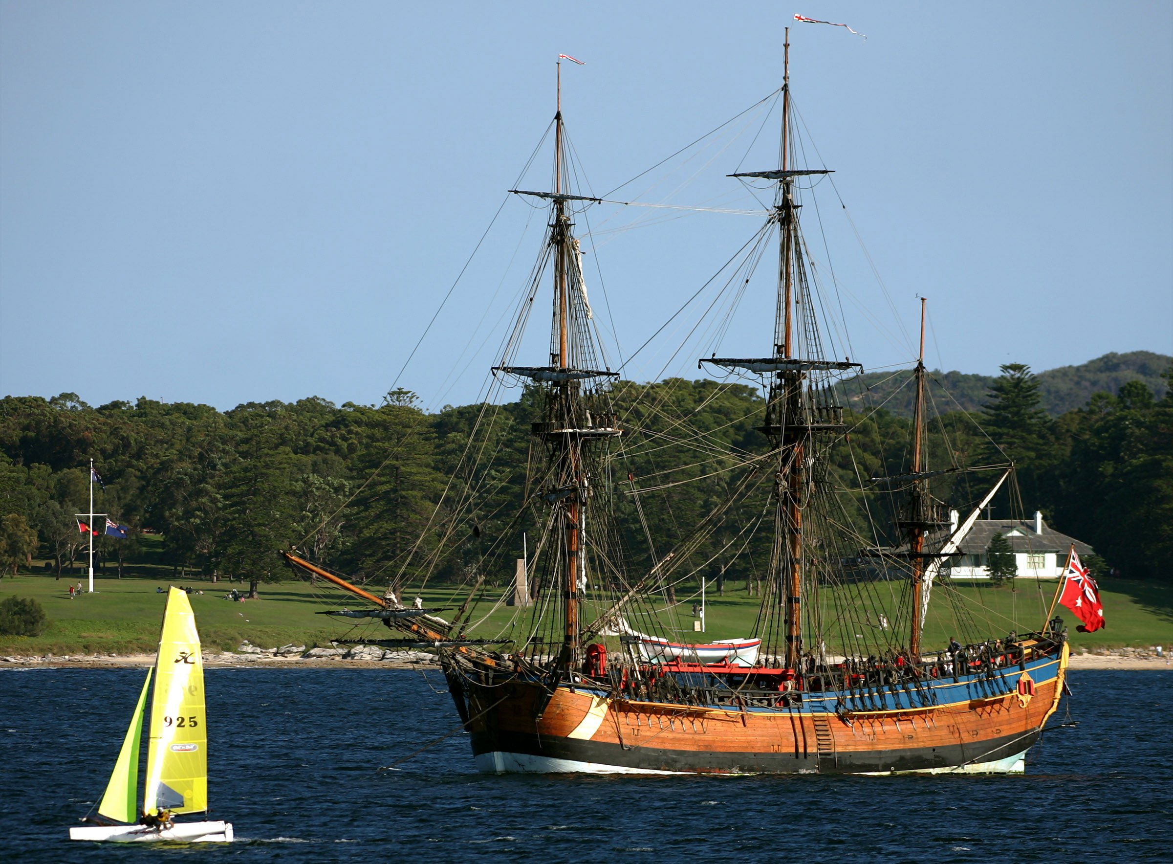 Hm Bark Endeavour Replica Wallpapers