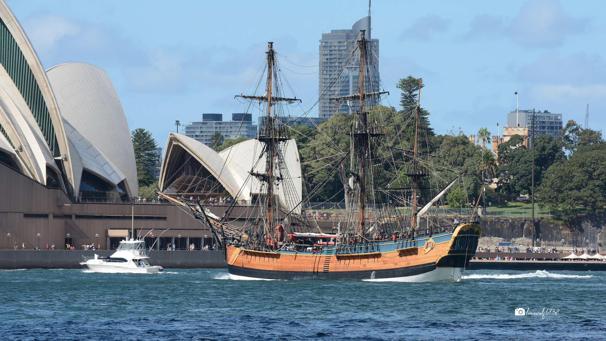 Hm Bark Endeavour Replica Wallpapers