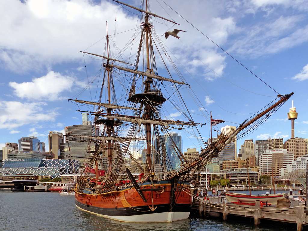 Hm Bark Endeavour Replica Wallpapers