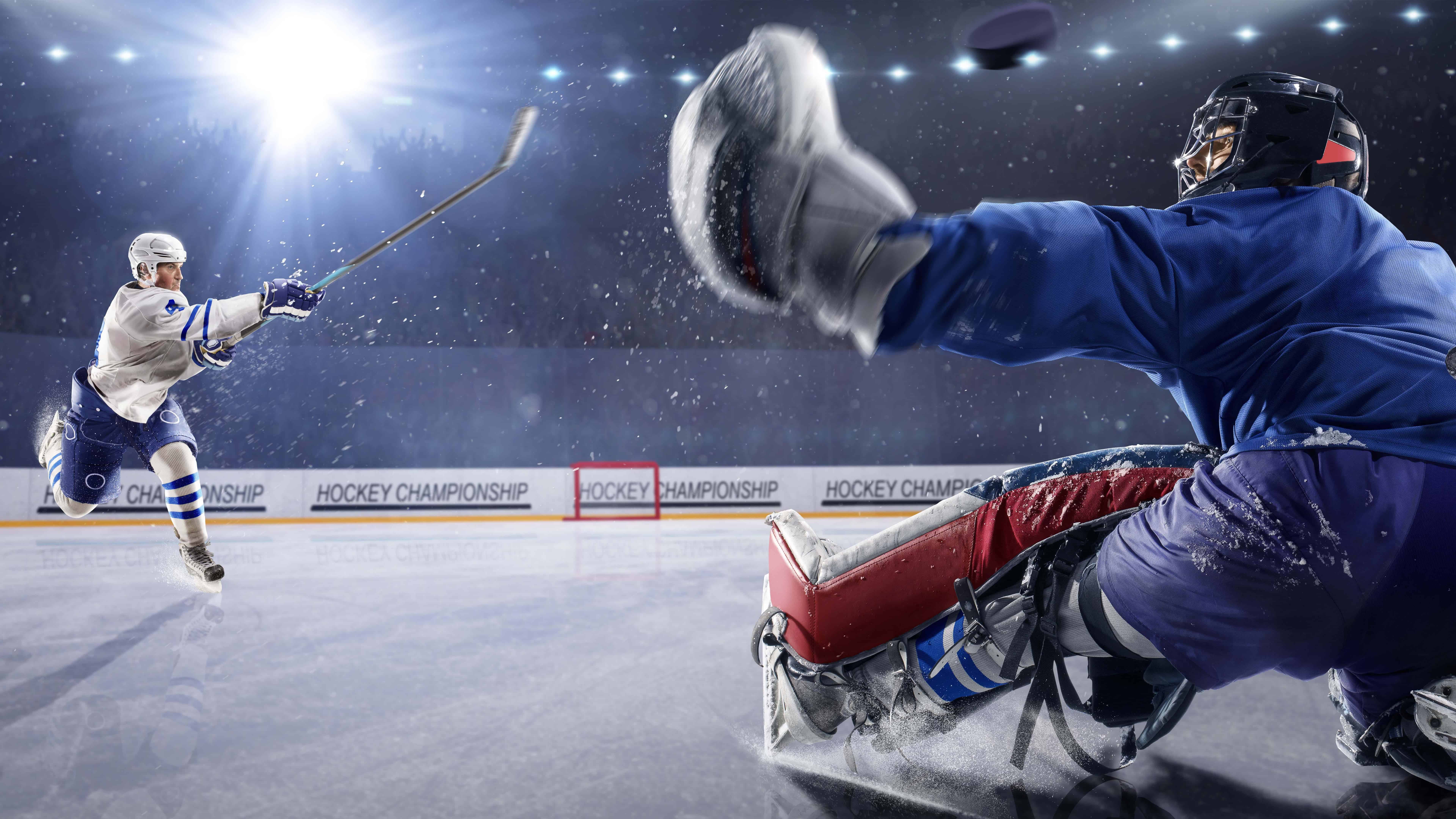 Hockey Player Playing Wallpapers