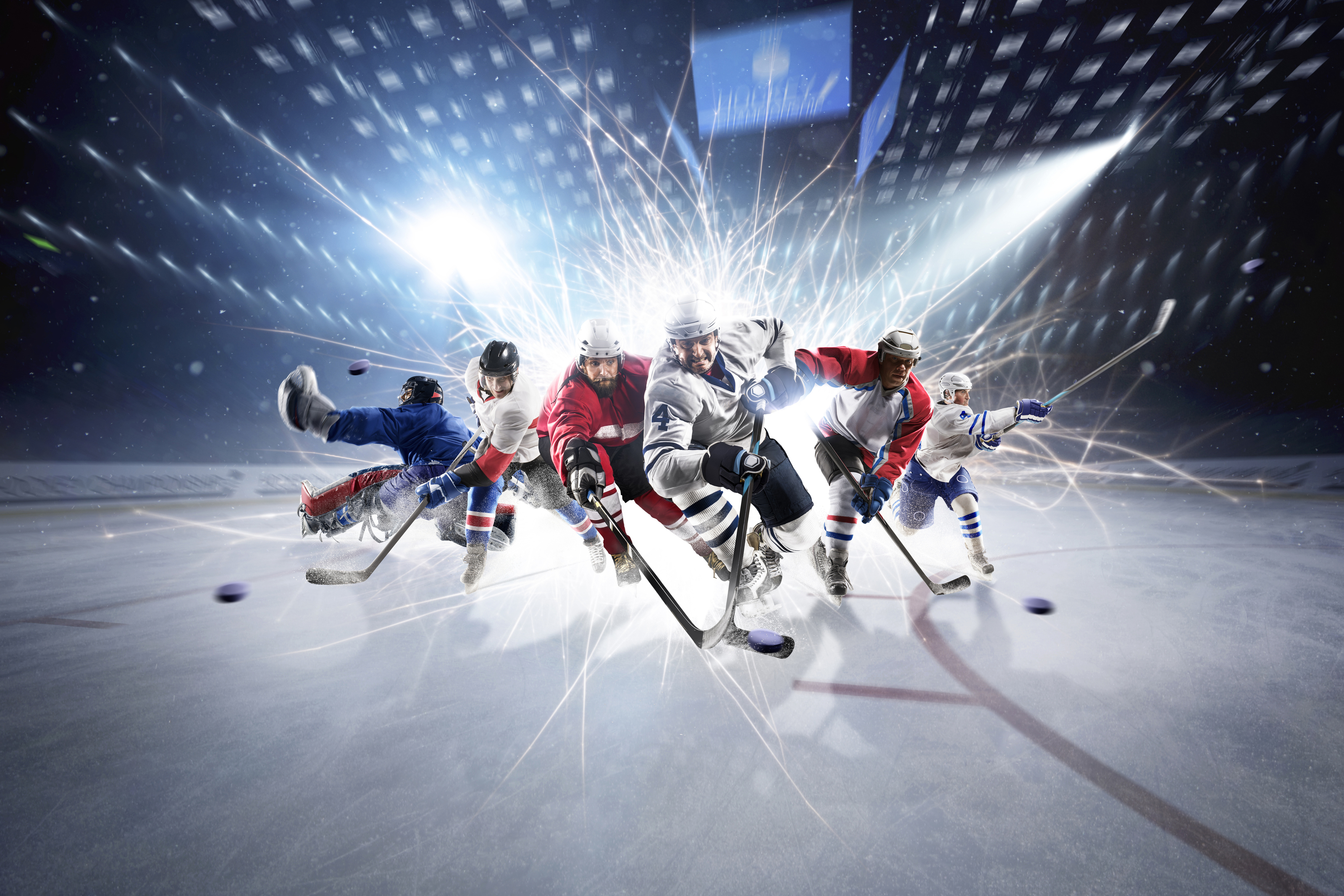 Hockey Player Playing Wallpapers