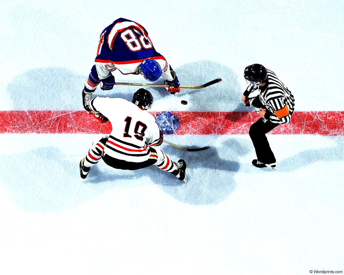 Hockey Player Playing Wallpapers