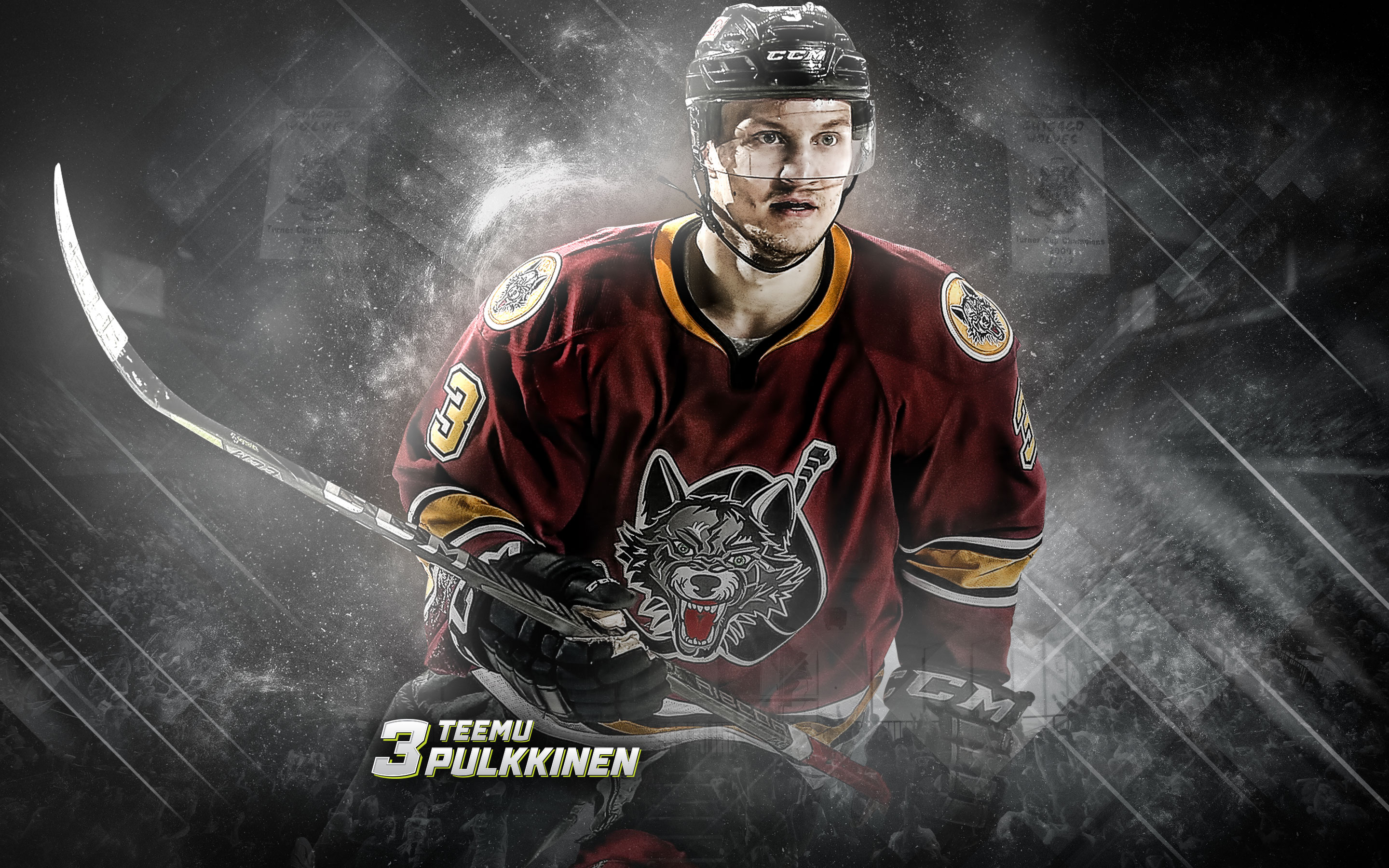 Hockey Player Playing Wallpapers