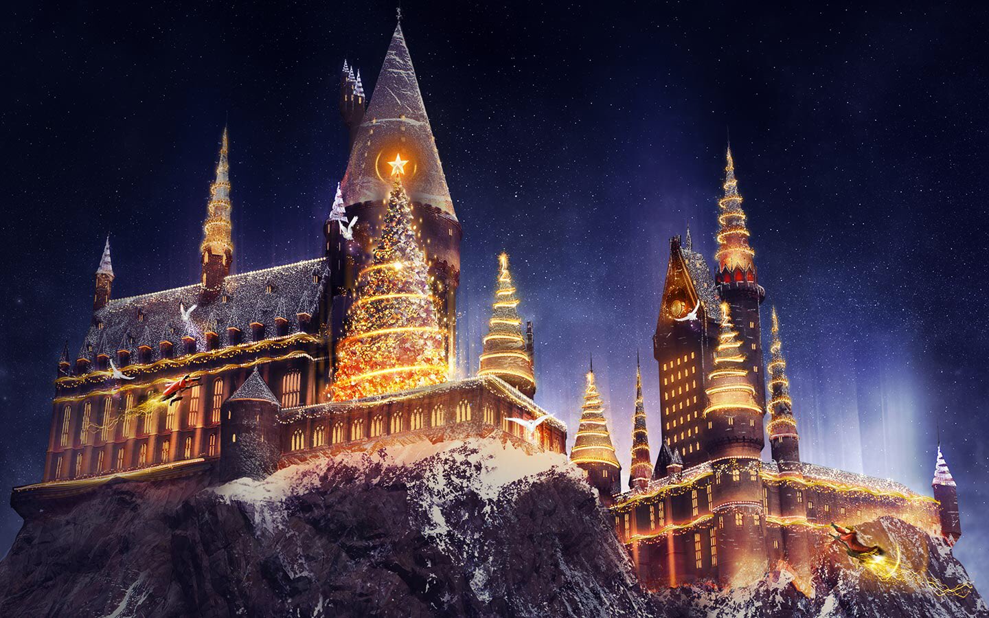 Hogwarts Christmas Wallpapers