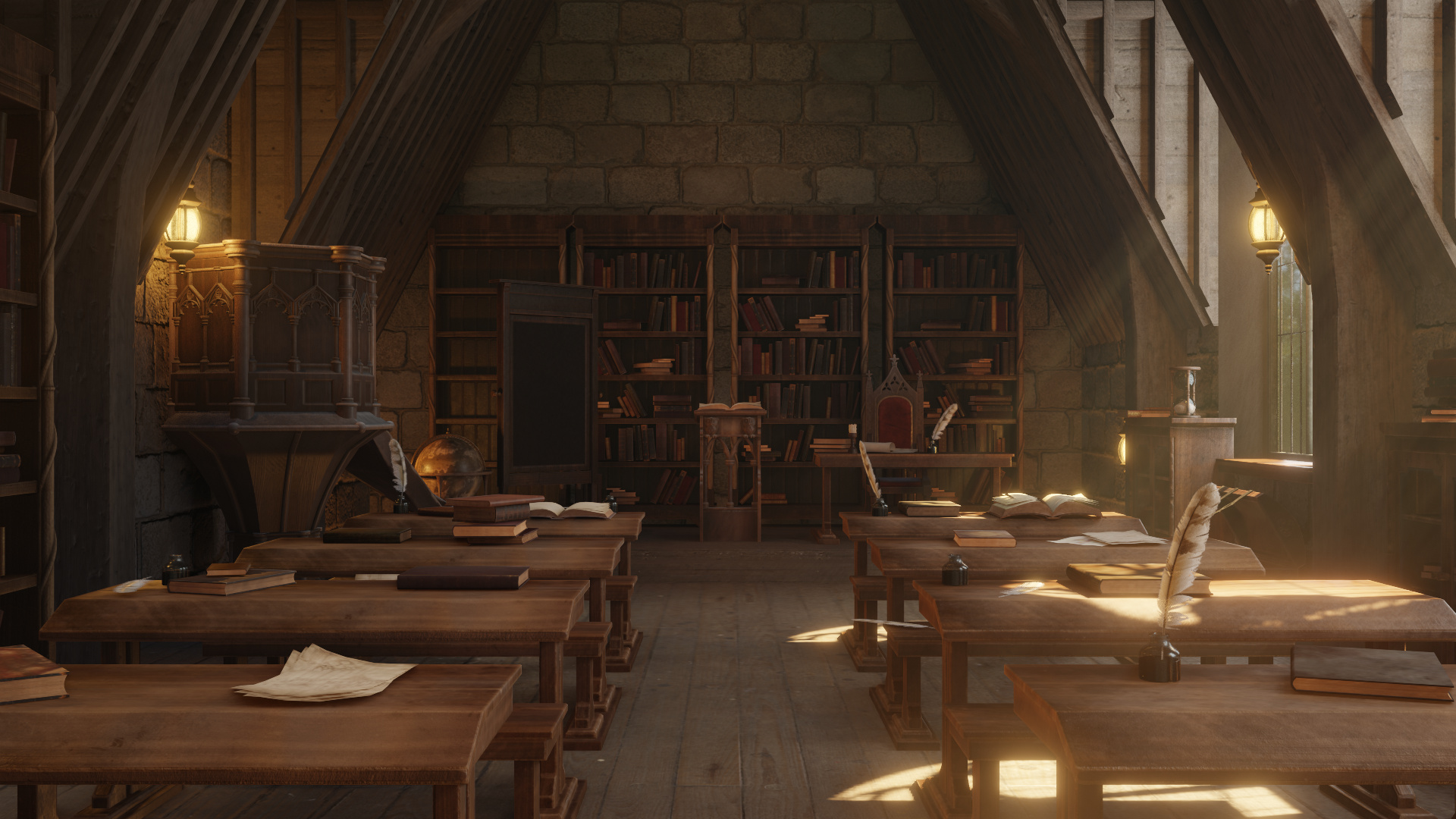 Hogwarts Classroom Background