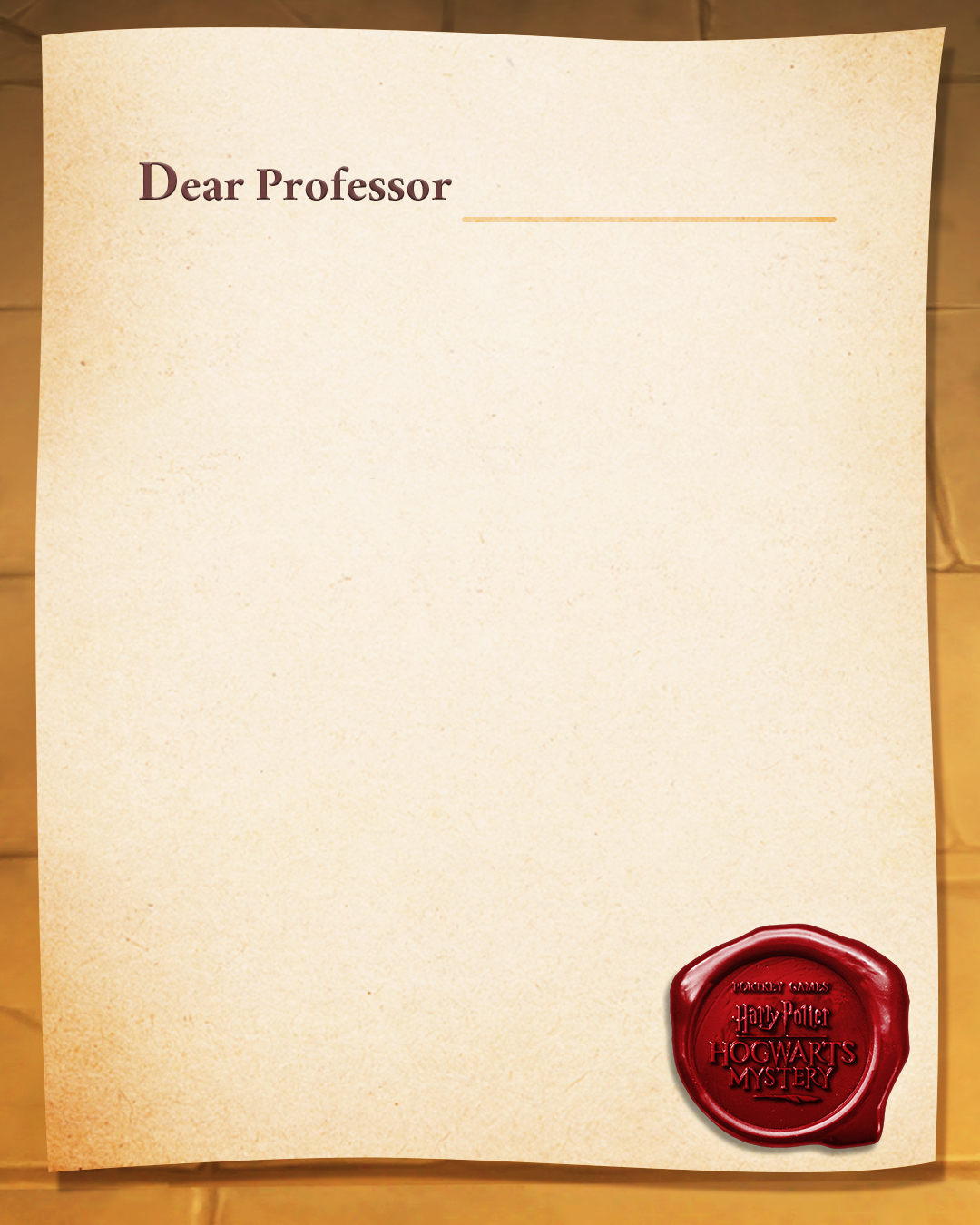 Hogwarts Envelope Template Wallpapers