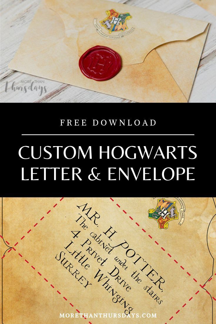 Hogwarts Envelope Template Wallpapers