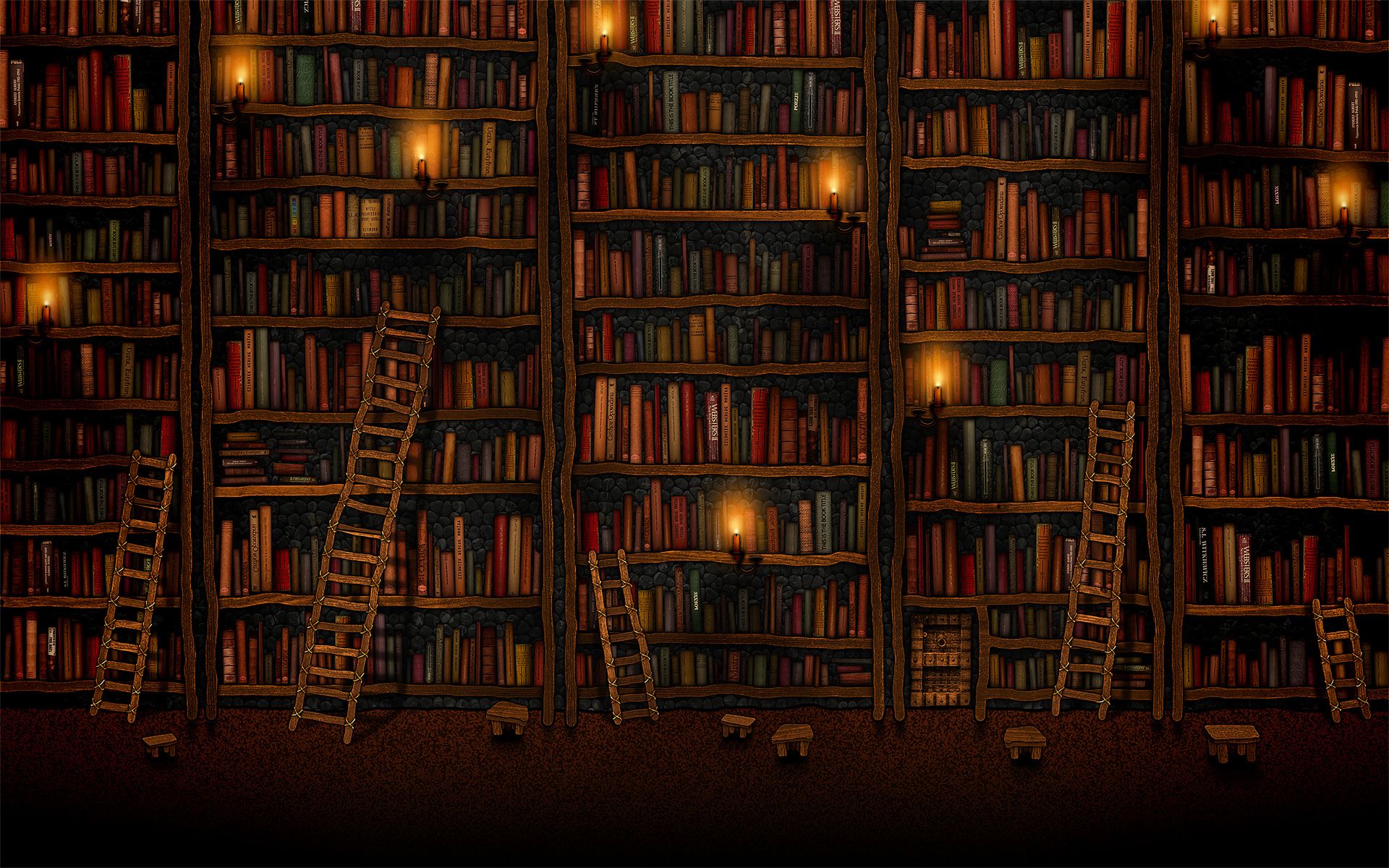 Hogwarts Library Background