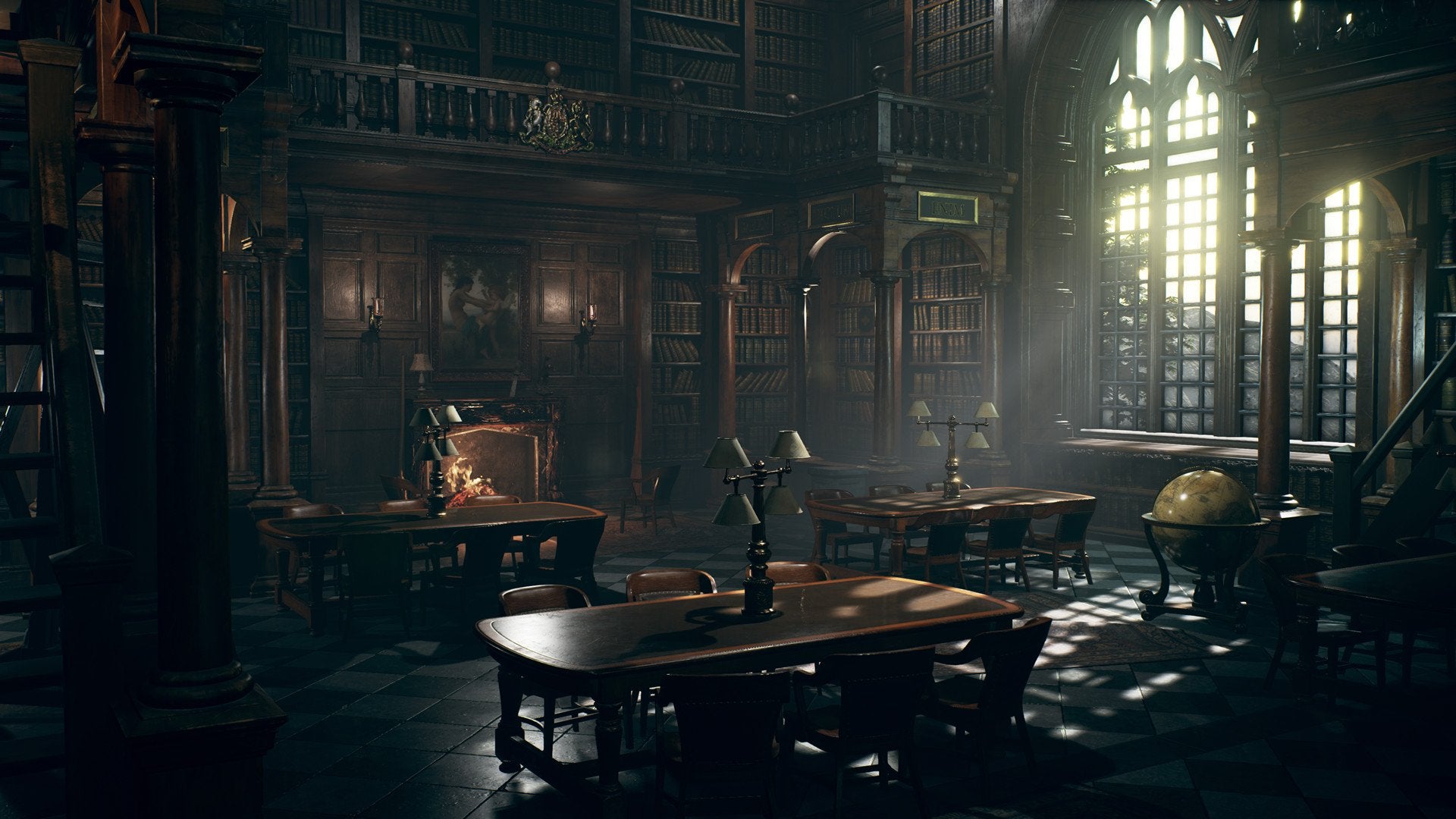 Hogwarts Library Background