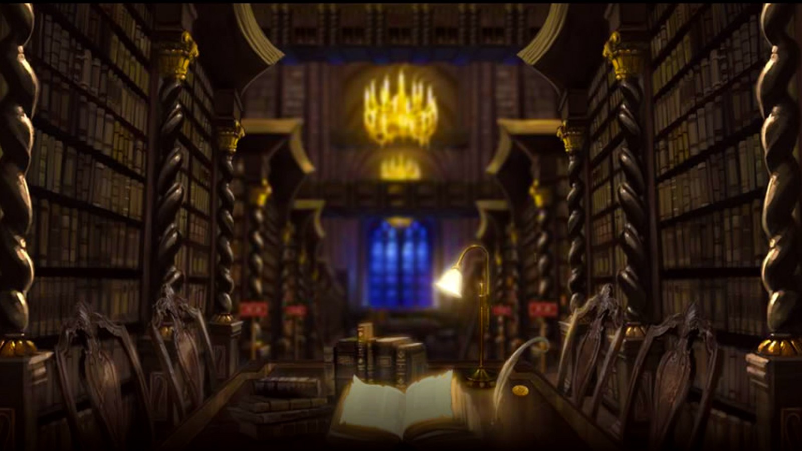 Hogwarts Library Background