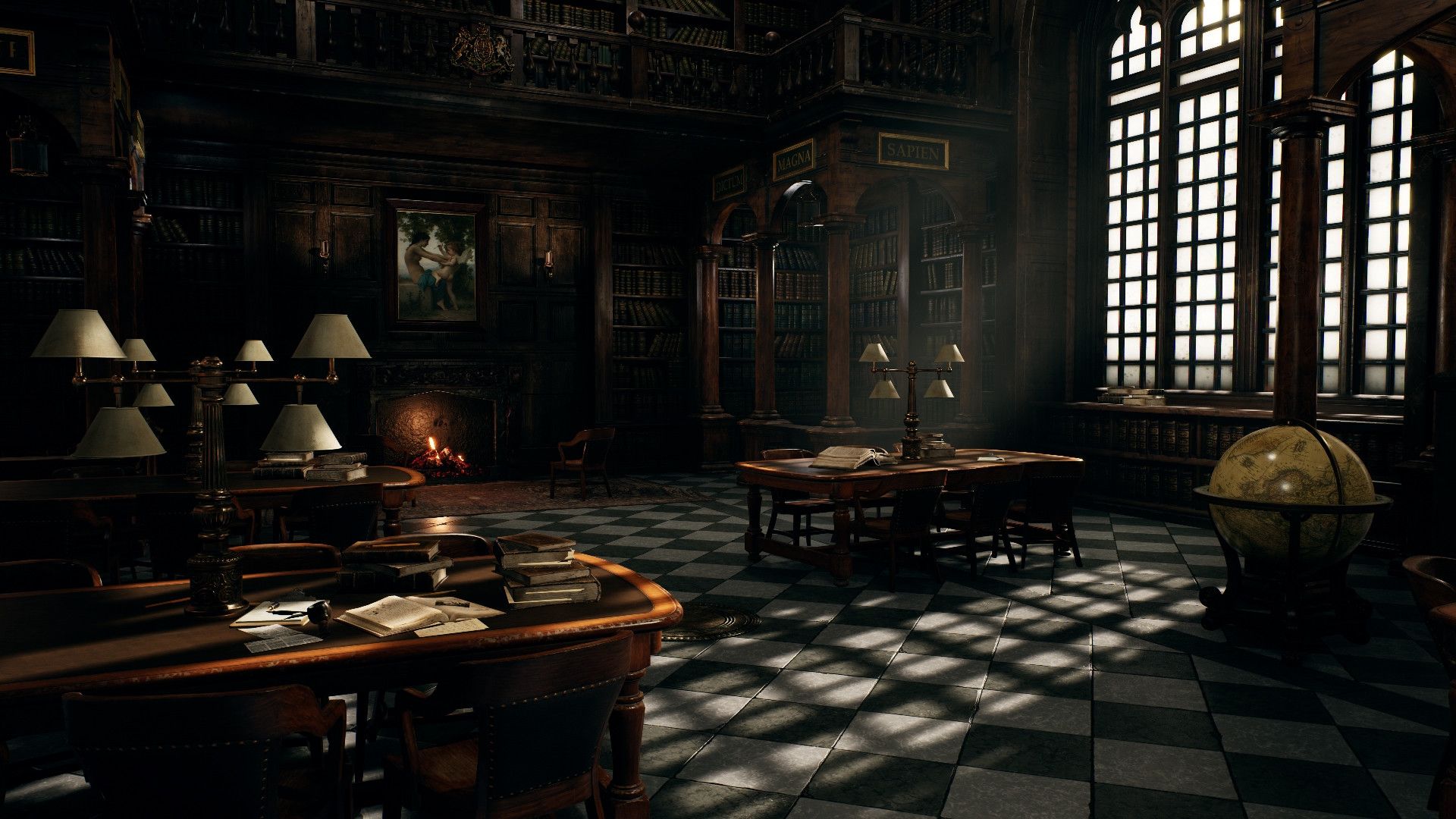 Hogwarts Library Background