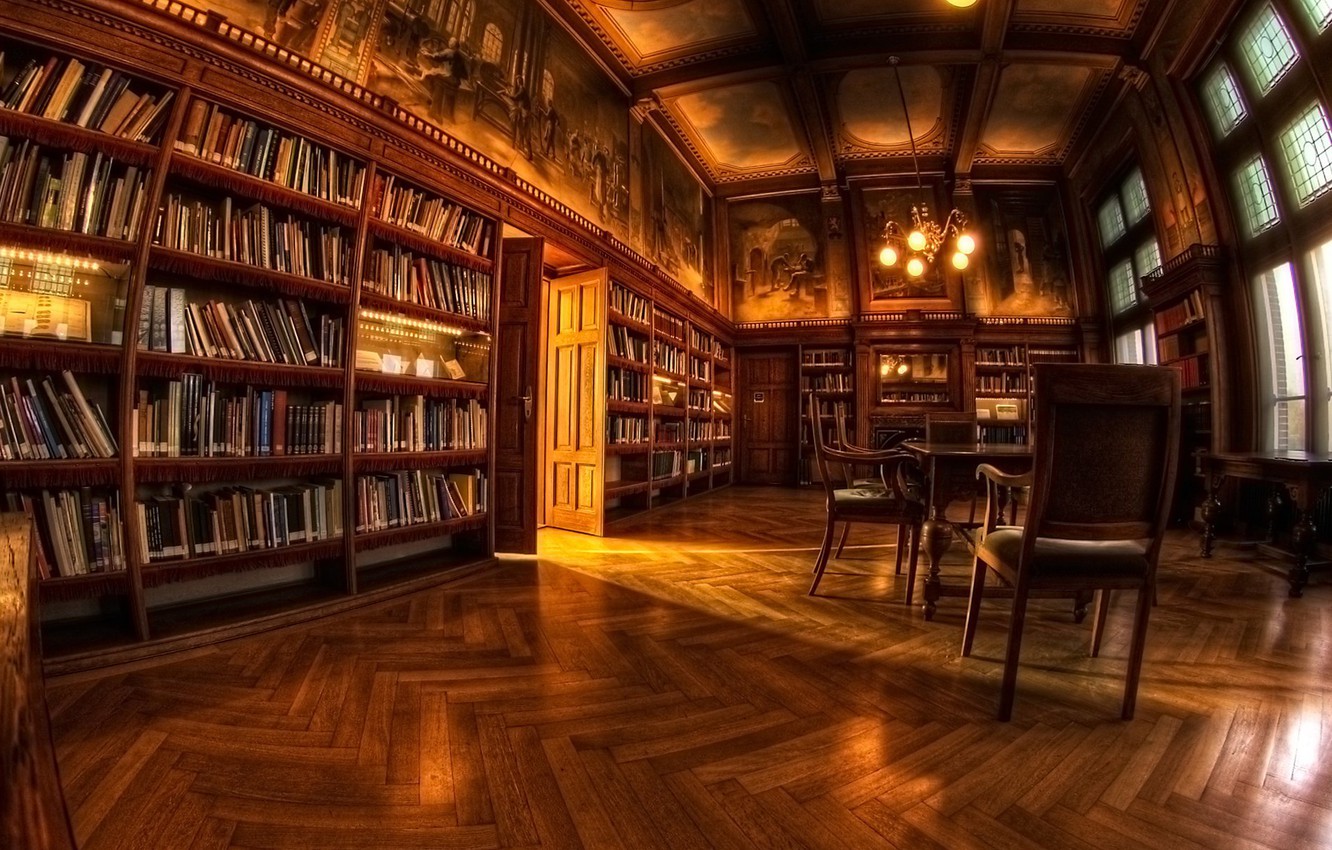 Hogwarts Library Background