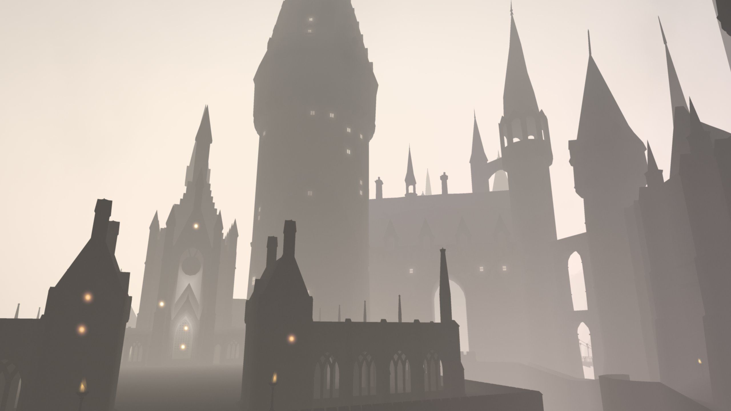 Hogwarts Minimalist Wallpapers