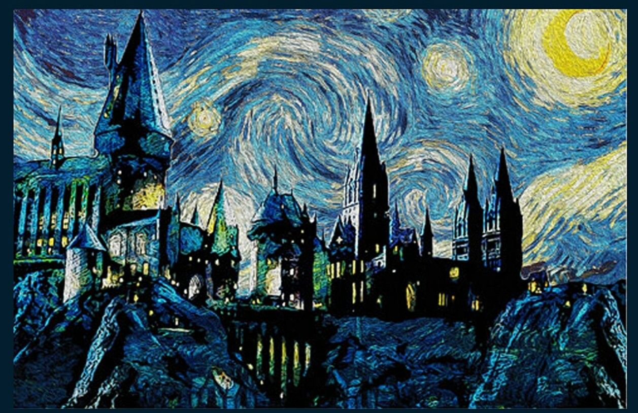 Hogwarts Starry Night Wallpapers