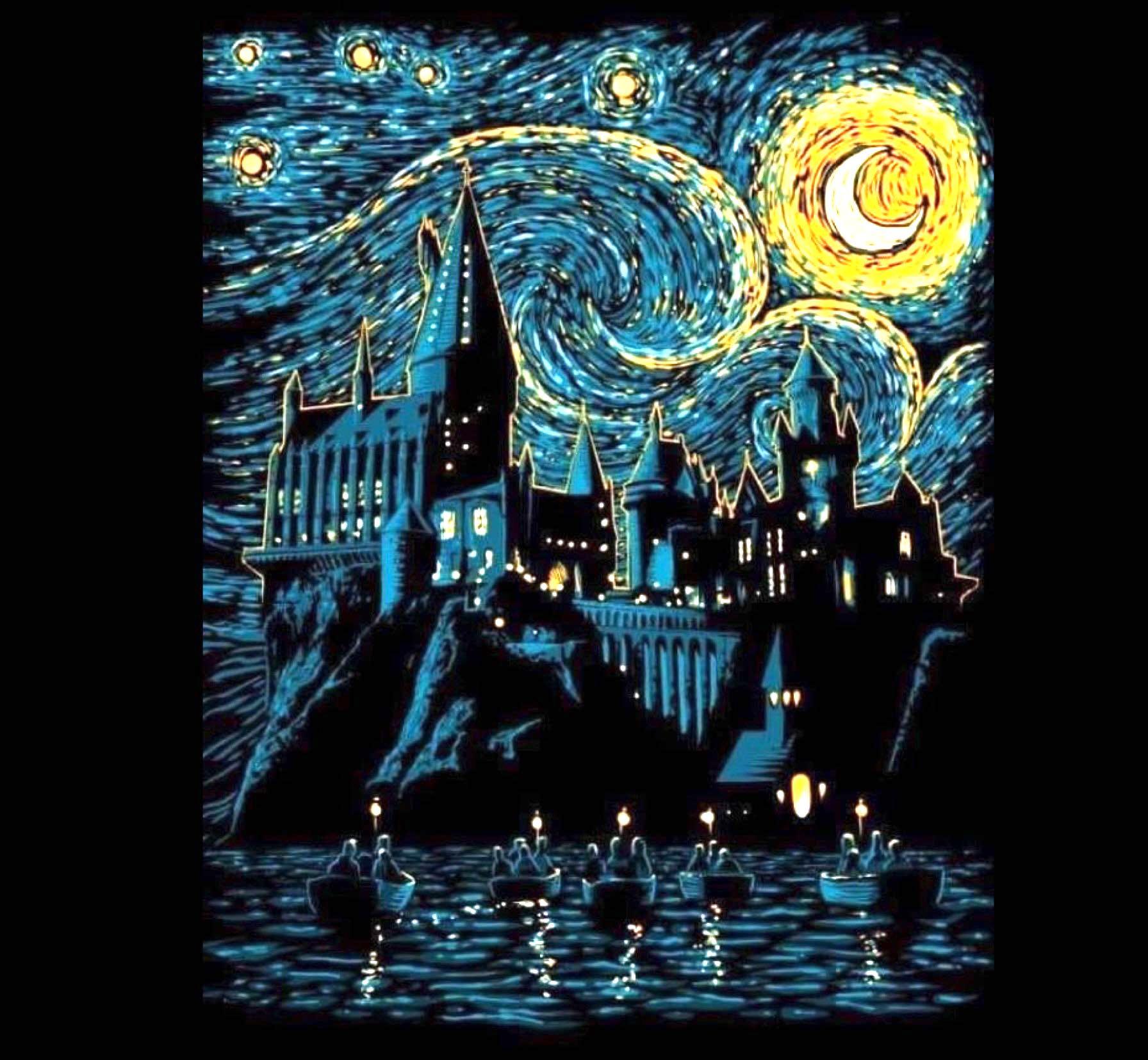 Hogwarts Starry Night Wallpapers