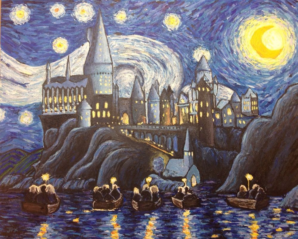 Hogwarts Starry Night Wallpapers