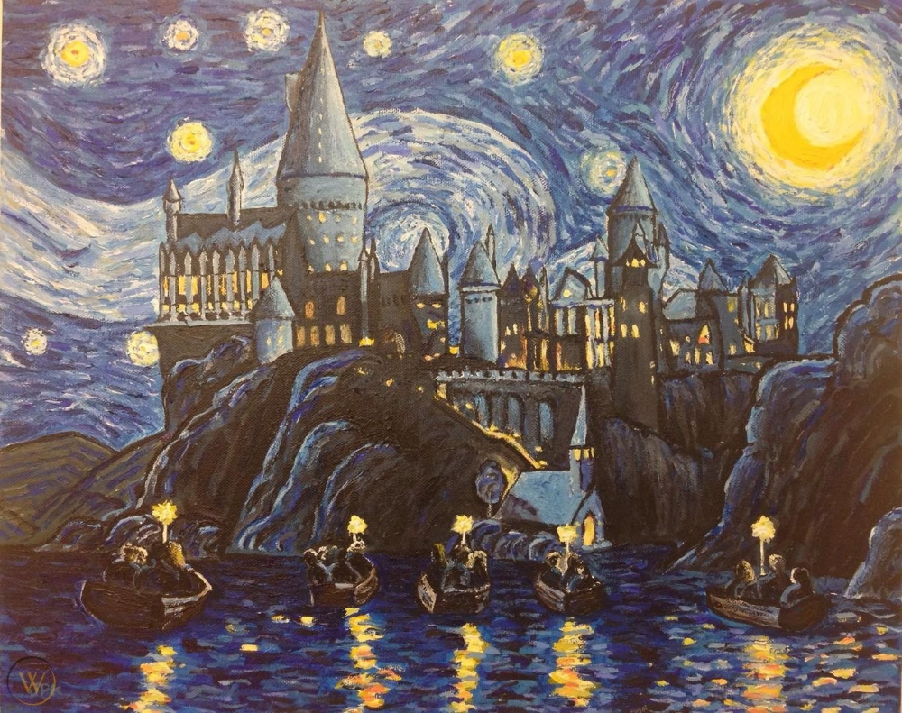 Hogwarts Starry Night Wallpapers