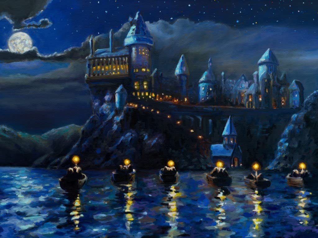 Hogwarts Starry Night Wallpapers