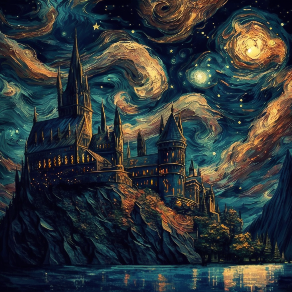 Hogwarts Starry Night Wallpapers