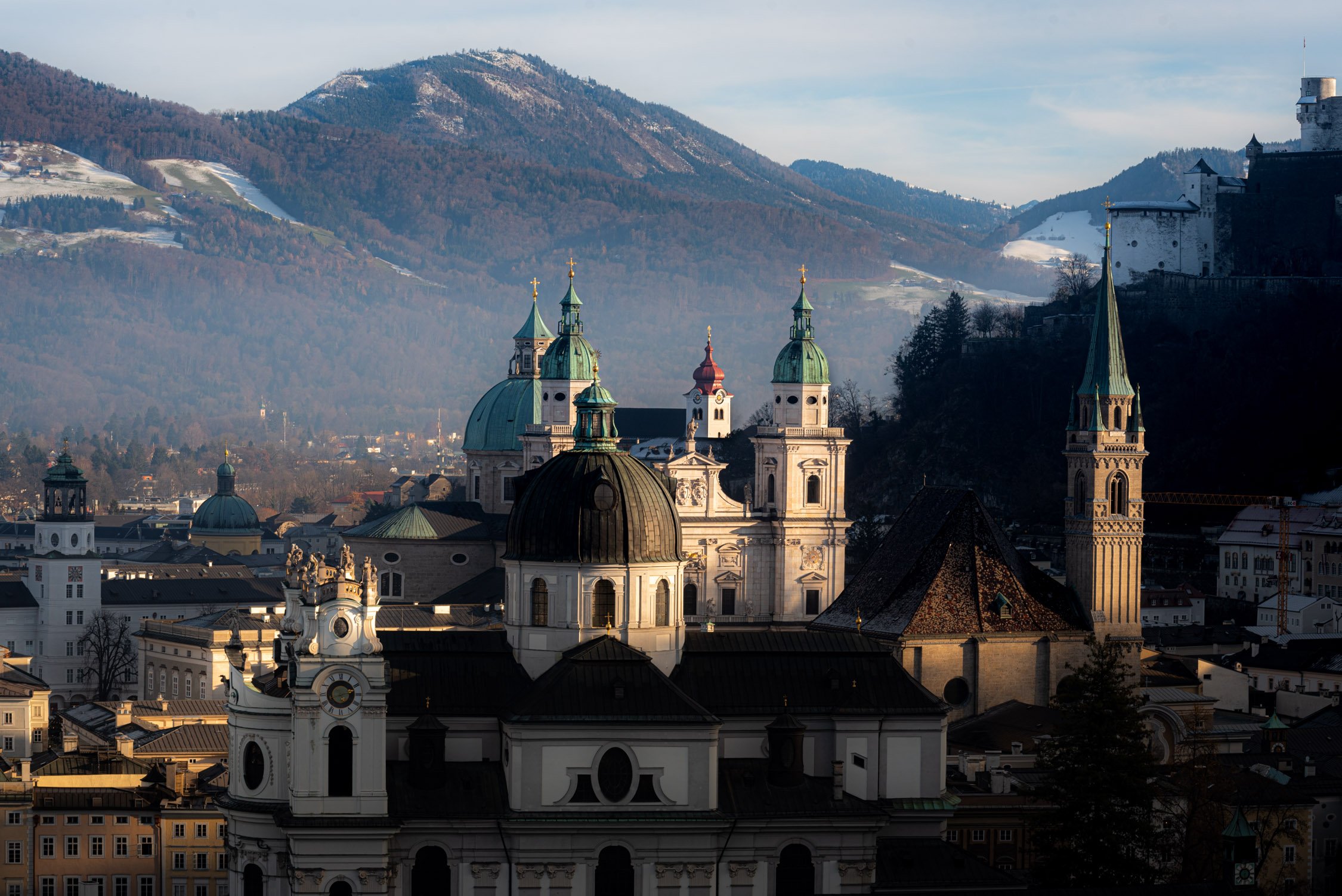 Hohensalzburg Church  At Night Wallpapers