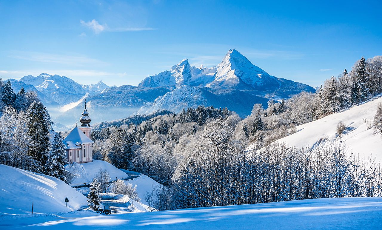 Hohnstein City Germany In Winter Snow Wallpapers