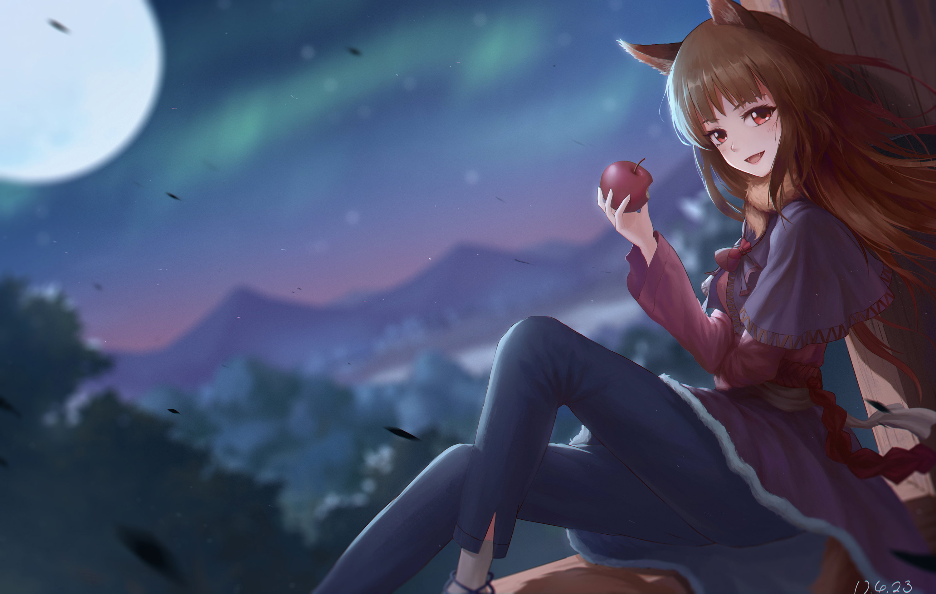 Holo Spice And Wolf Wallpapers