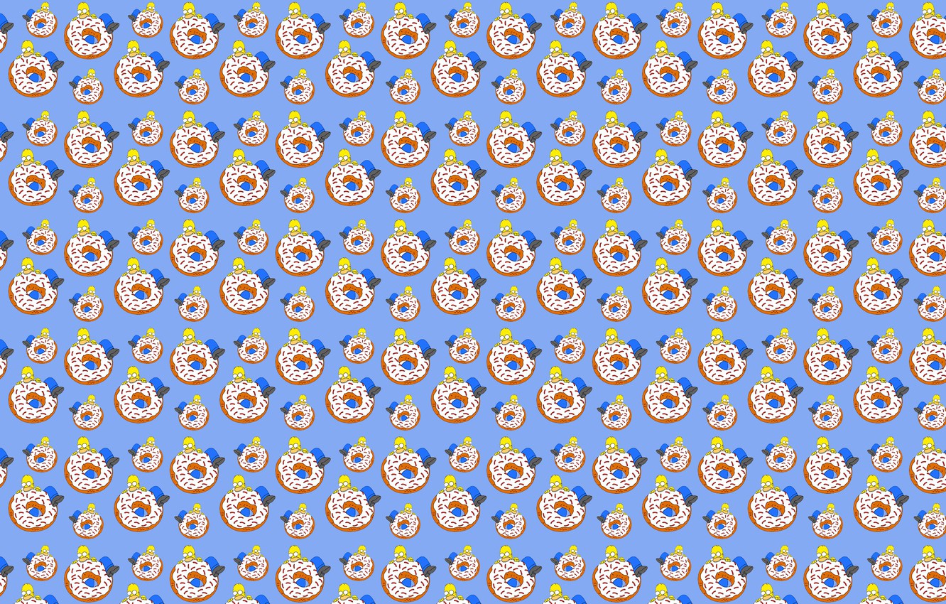 Homer Doughnuts Wallpapers