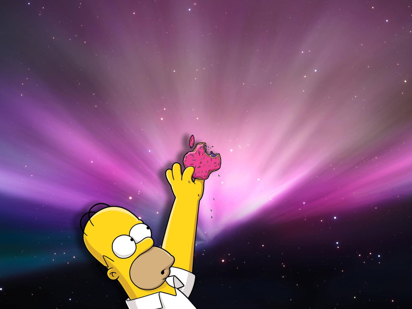 Homer Looking At The Stars Wallpapers