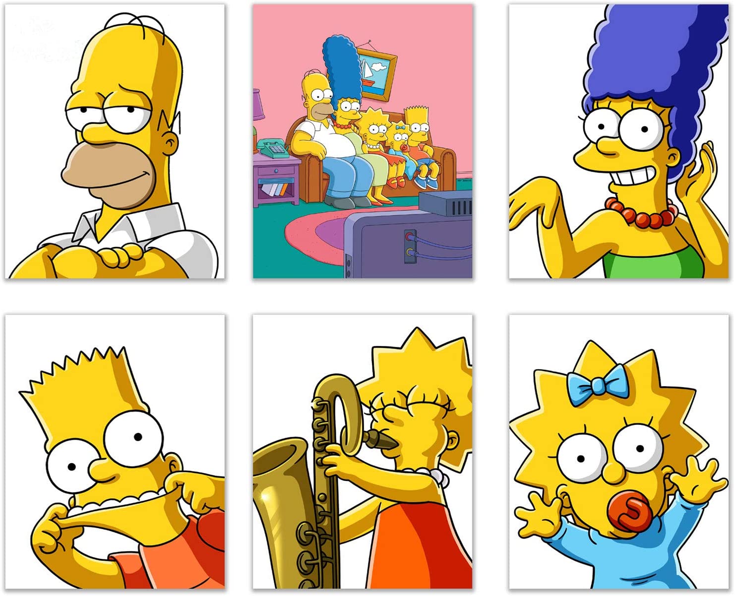 Homer Marge Bart Lisa The Simpsons Family Wallpapers