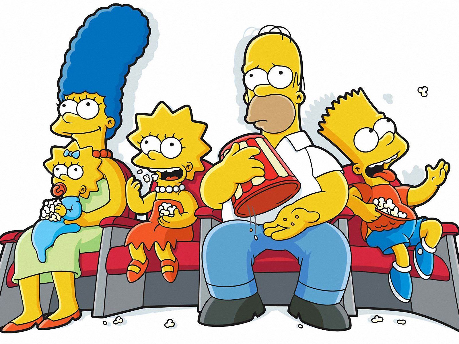 Homer Marge Bart Lisa The Simpsons Family Wallpapers