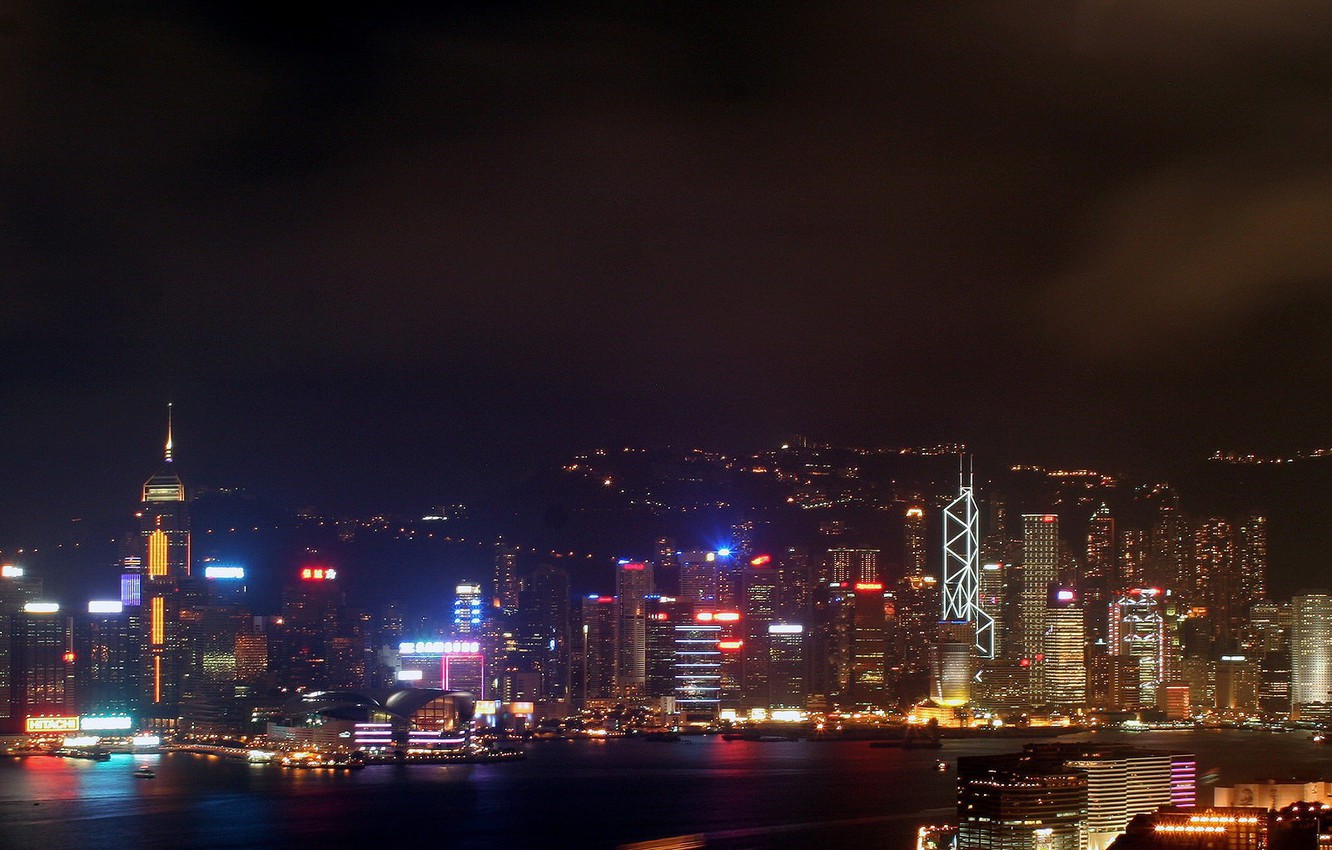 Hong Kong At Night Wallpapers