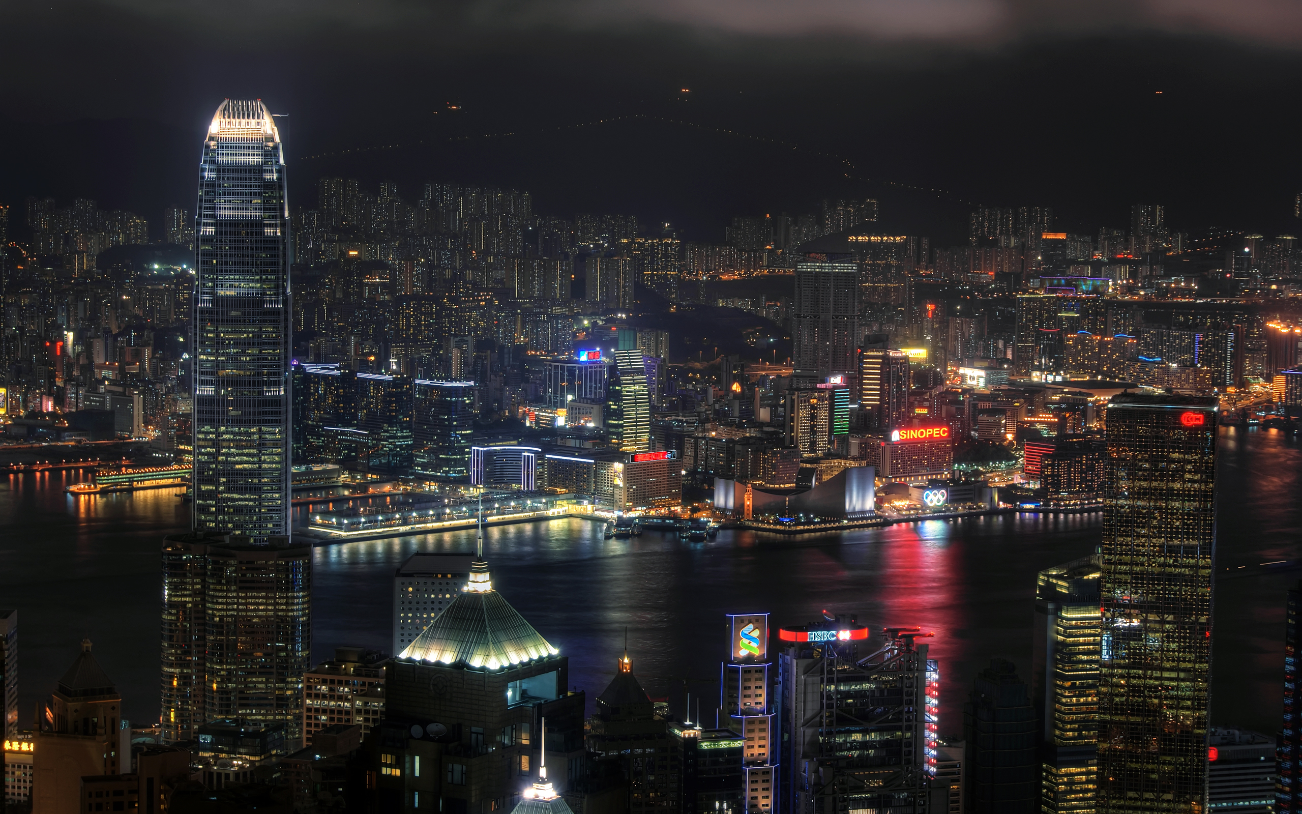 Hong Kong At Night Wallpapers