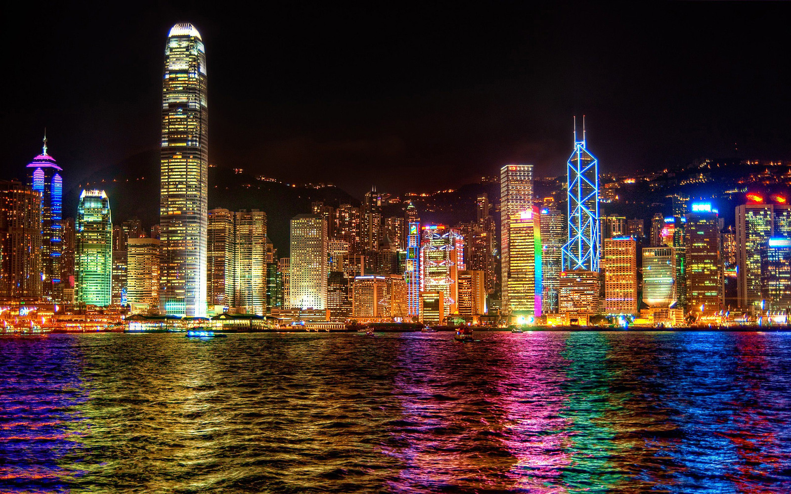 Hong Kong At Night Wallpapers