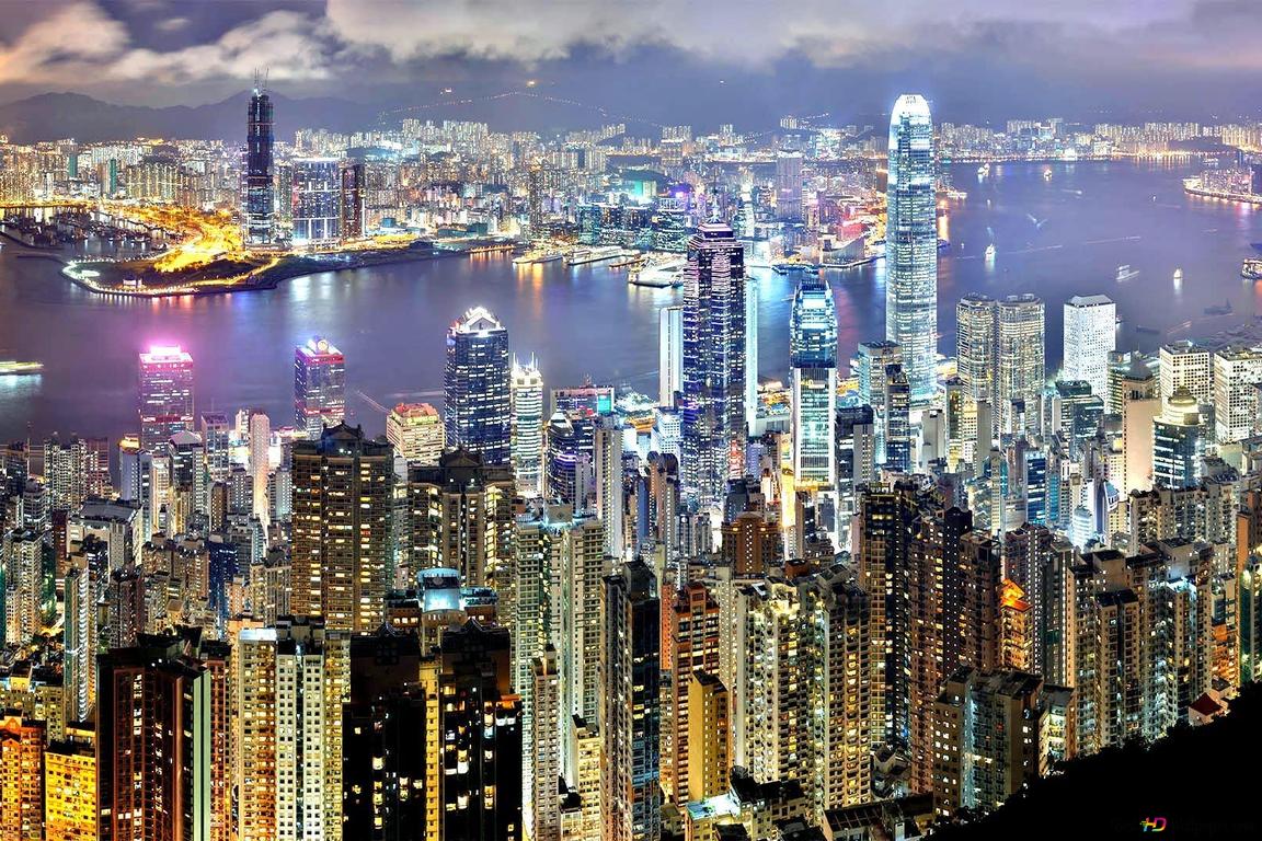 Hong Kong At Night Wallpapers