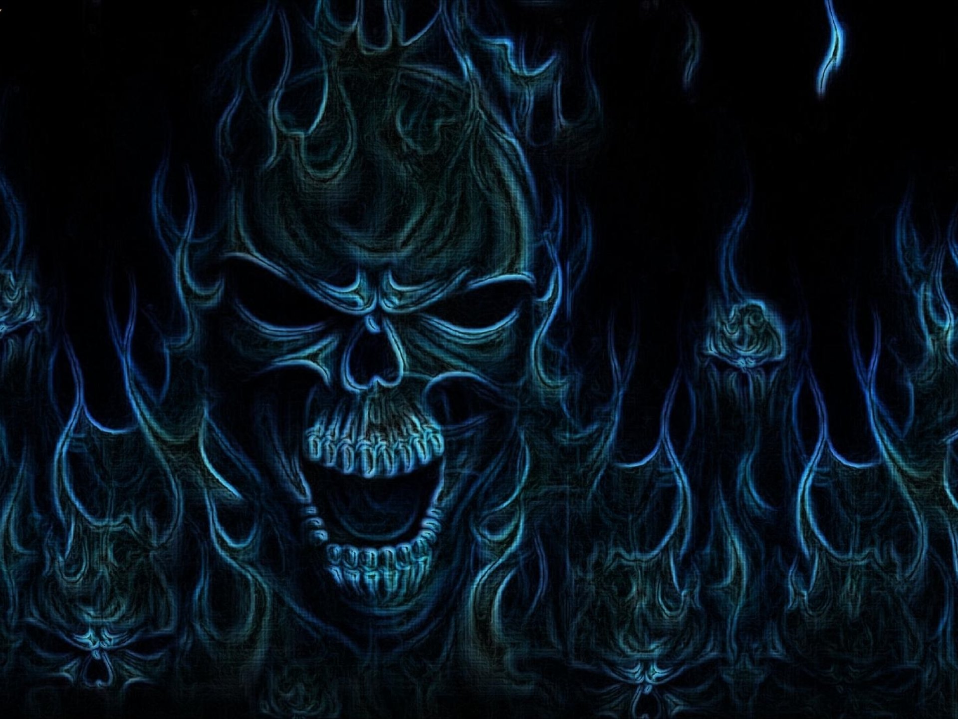 Horror Wicked Skull Drawing Wallpapers