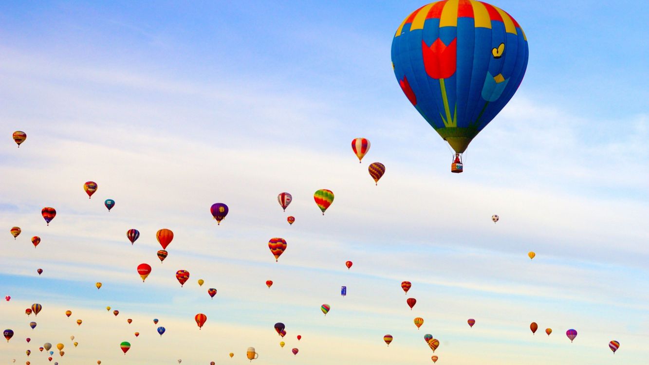 Hot Air Balloons In Sky Wallpapers