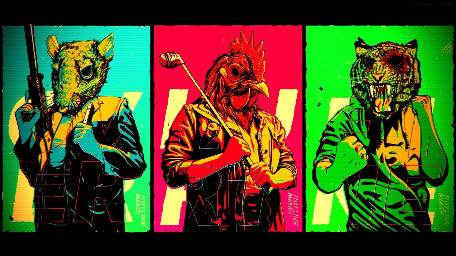 Hotline Miami Artwork Wallpapers