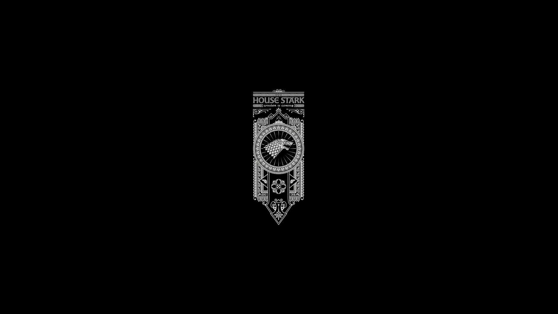 House Stark Game Of Thrones Minimalism Wallpapers