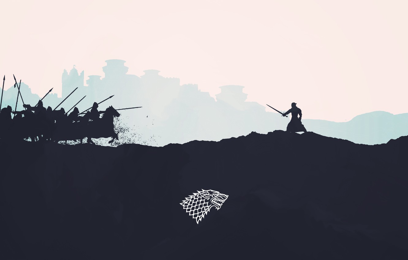 House Stark Game Of Thrones Minimalism Wallpapers