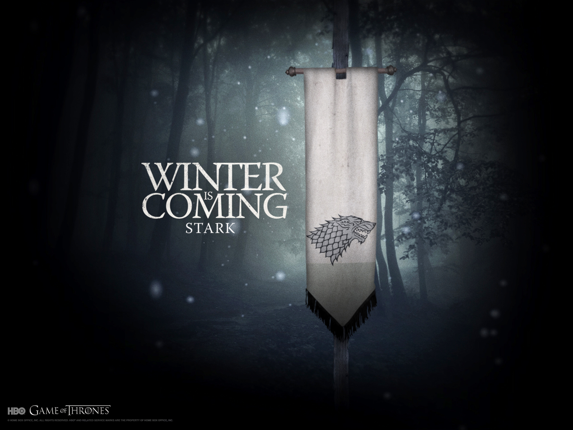 House Stark Game Of Thrones Minimalism Wallpapers