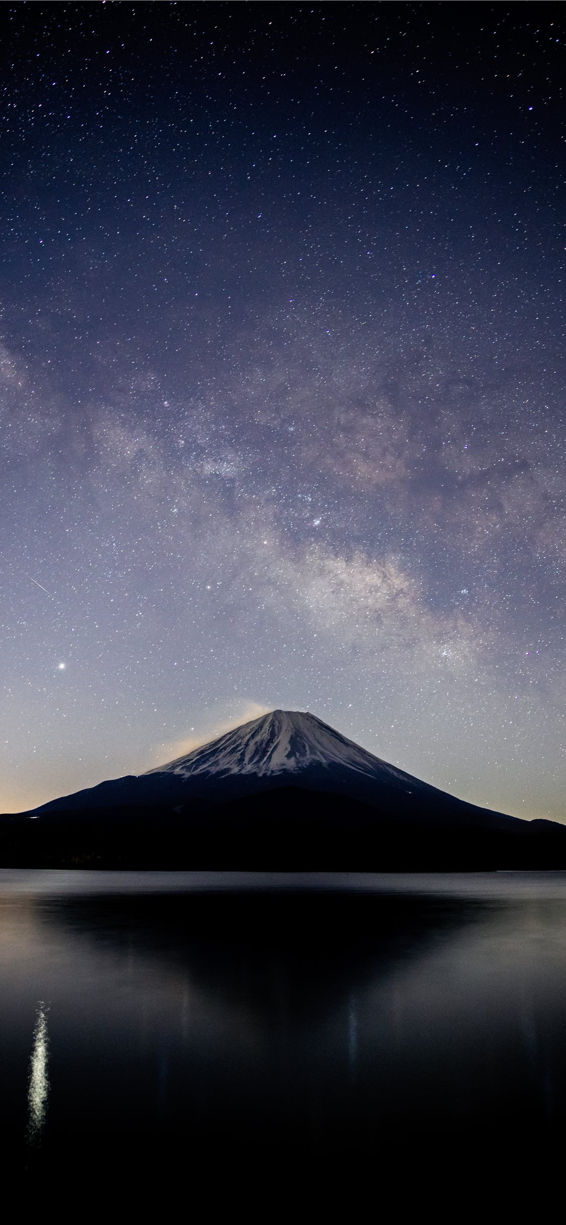 Houses At Lake Water Starry Night Wallpapers